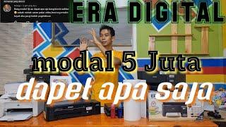 usaha & bisnis modal 5 juta di era digital PRINTER SUBLIM L310, LASER HP1102, INKJET L3210, LEPTOP