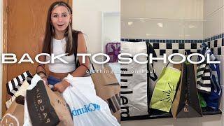 Back to school clothing haul *try on*