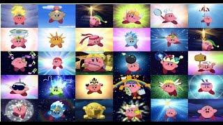 Todas las transformaciones y ataques de Kirby