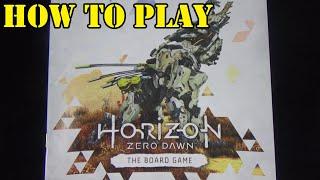 Horizon Zero Dawn The Board Game Tutorial