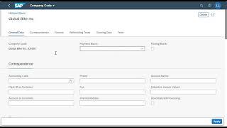 SAP Fiori (FI-AR) - Step 1 Change Terms of Payment for a Customer