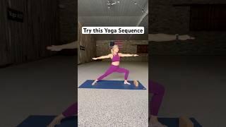 Try this vinyasa yoga sequence with an extra challenge #vinyasayoga #yogasequence #yogaflow