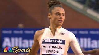 She can do it all! Sydney McLaughlin-Levrone blows out 200m invitational in Brussels | NBC Sports