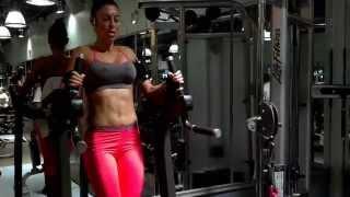 Lisette Howard IFBB bikini fitness training video