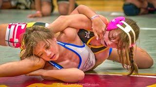40 kg Girls Freestyle – Peggy Dean {B} of Jersey Girls vs Summer Mutschler {R} of Illinois Cornstars