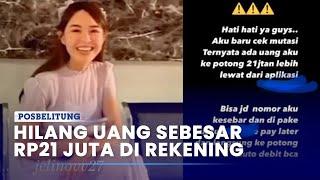 Cerita Amanda Manopo Hilang Uang Sebesar Rp21 Juta di Rekening, Langsung Ingatkan Netizen