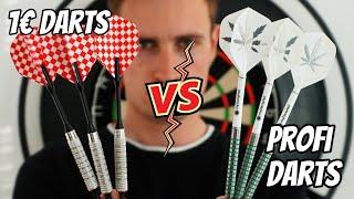 1 EURO vs. PROFI Darts | Dartpfeile im Vergleich | Steeldart und Softdart | myDartpfeilTV