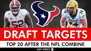 Texans Draft Targets: TOP 20 Prospects To Take In Round 1 After 2025 NFL Combine