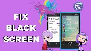 How To Fix And Solve Black Screen On Viber App | Easy Fix