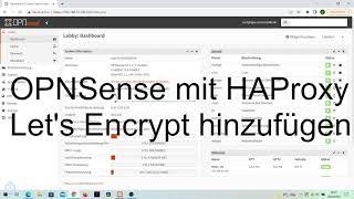 let's encrypt mit HA-Proxy auf der OPNSense | IT-Engler