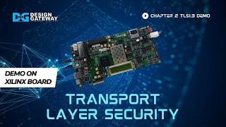 Demonstration of very high throughput and highly secure TLS transmission with DG's TLS1.3 IP-Core