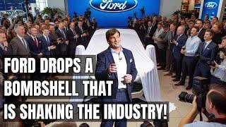 Ford’s Jaw-Dropping Announcement Shakes Up the Entire Auto Industry! Electric Vehicles & The Pivot!