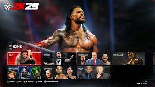 WWE 2K25: Main Menu, Selection Screen, Ratings, Arenas, Championships, Unlockables & More!