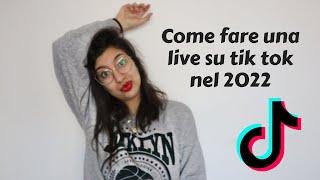 COME fare una LIVE su TIK TOK 2022 || Roberta Pink