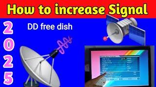 How to increase signal strength | How to increase signal quality of free dish