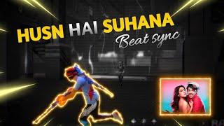 Husnn Hai Suhaana (Coolie no.1) - Best Beat Sync Montage Free Fire  | Inspired by @KAUSHIKISLIVE