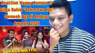 Reaction Happy Asmara & Gilga Sahid "Sekecewa Itu" Gemesh Bgt di Ambyar Awards 2024
