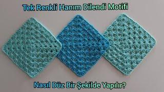 Tığ işi motifli yatak örtüsü battaniye modelleri ~ granny square blanket ~  Hanım Dilendi Kare Motif