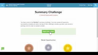 CCNP ENAUTO Section 1 Summary Challenge with explanation