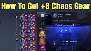 Black Desert Mobile How To Get All Chaos Gear & Accessories To +8 ?!