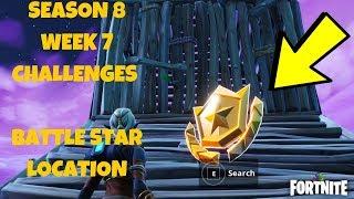 Fortnite - SEASON 8 WEEK 7 DISCOVERY CHALLENGE SECRET BATTLE STAR LOCATION IN LOADING SCREEN #7