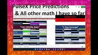 PulseX "CRYSTAL BALL" PRICE PREDICTIONS 100,000X ALL MATH I HAVE MADE AND WHERE TO FIND IT & Charts