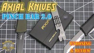 Axial Knives pinch Bar 2.0 Titanium pocket Tool