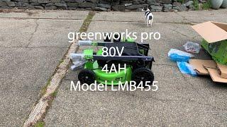 Greenworks pro 80V 21" self propelled mower