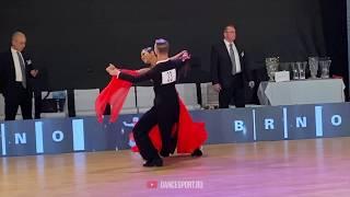 Yaroslav Kiselev - Sofia Philipchuk | English Waltz | WDSF European Ch. Youth 10 Dance - Brno 2020