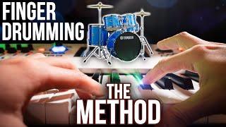 How To Finger Drum REALISTIC drums  on the keyboard- The METHOD  #fingerdrumming #tutorial