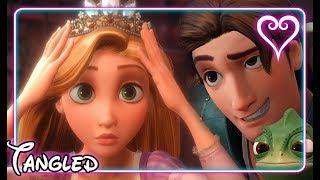 Kingdom Hearts 3 All Cutscenes | Tangled ~ Kingdom of Corona