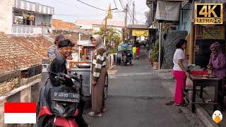 Real Life in Bandung Berjalan di Gang Sempit Tersembunyi di Indonesia (4K HDR)