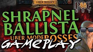 [POE 3.23] FARMING UBER MODE BOSSES WITH SHRAPNEL BALLISTA HIEROPHANT / 3K+ STRENGTH