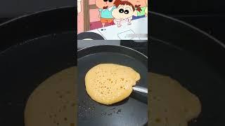 Shinchan Pancakes #cartoonfood #shinchan  #trending