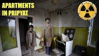 Pripyat apartments, we enter abandoned houses, Chornobyl