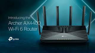 Archer AX4400 Dual-Band WiFi 6 Router | Experience High-Performance WiFi 6