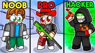 NOOB vs PRO vs HACKER In Roblox Rivals...