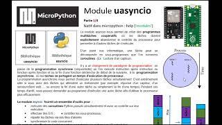 Programmation asynchrone  partie 1/4  module uasyncio