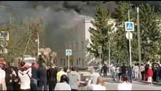 Another Fire In Russian Shopping Center In Ishim, Tyumen Oblast