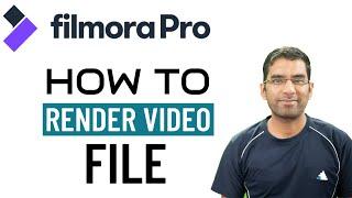 How to Render Video Files or Create Proxy Files In Filmora 9, Quick Tutorial