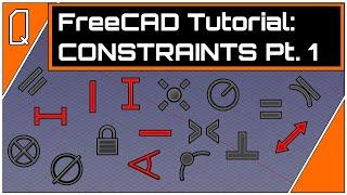 FreeCAD Constraints Part 1 | Easy Beginner Tutorial