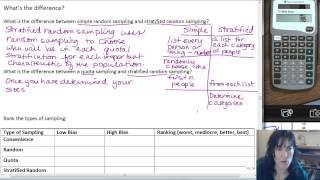 What's the Difference Between Quota & Stratified Random