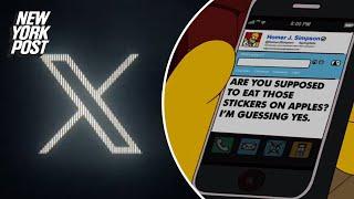 Did the Simpsons predict Twitter’s new X logo?