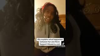 Ally Carter talks about an incident that happened with her friend an singer Akon's friend