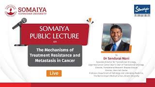 Somaiya Public Lecture (SPL) by Dr. Sendurai Mani and an Expert Lecture by Dr. Massimo Cristofanilli