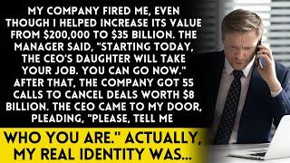 My company fired me so the CEO's daughter could have my job. The next day, they lost 55 clients...