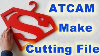 How to make a simple cut using artcam.  artcam tutorial for beginners