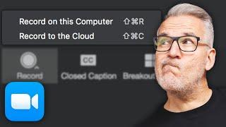 Should You RECORD ZOOM MEETINGS to your COMPUTER or to the CLOUD?