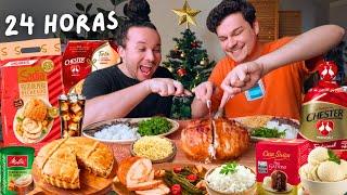 24 HORAS PROVANDO COMIDAS DE NATAL - Vale a pena?