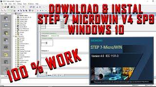 Cara Download Dan Install Step 7 Microwin V4 SP9 Windows 10 Tutorial #2